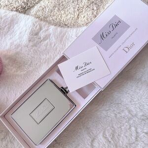 NEW IN BOX✨ Limited Edition Miss Dior Palette Silver Cosmetic Case Purse